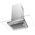 Coifa de Ilha Efficient Electrolux CE9IX 90cm Luz de Led Inox/Vidro 220V
