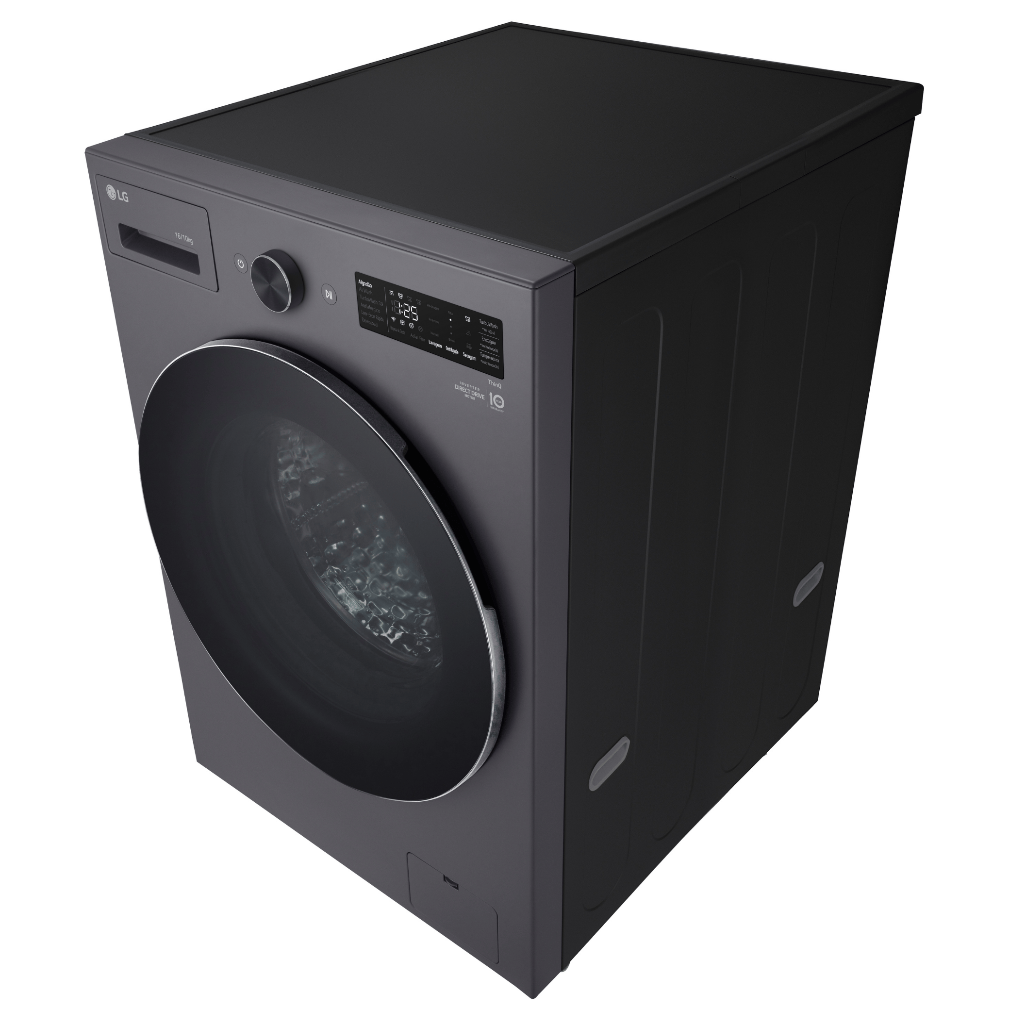 Lava e Seca Smart LG 16KG AI DD Black Inox 220V
