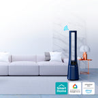 Ventilador de Torre Midea Smart Air Bladeless VTB180A3 Azul Escuro Bivolt