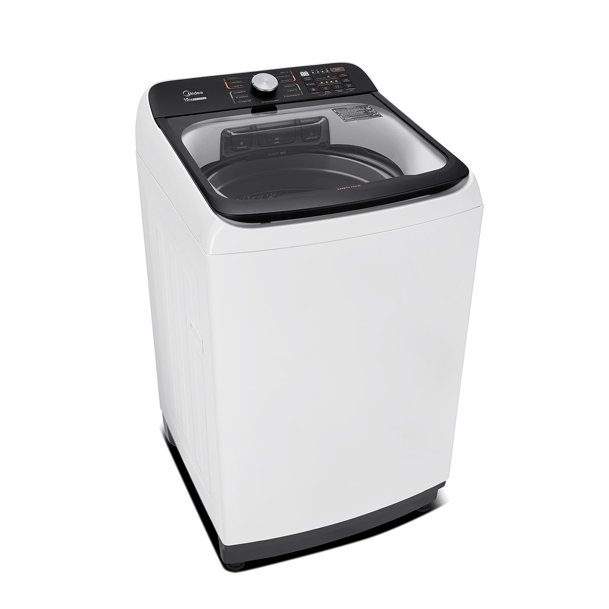 Lavadora de Roupas Midea 15KG Wave Agitador Branco 220V