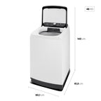 Lavadora de Roupas Midea 15KG Wave Agitador Branco 220V