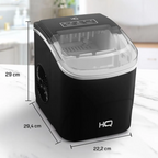 Máquina de Gelo 12kg HQ Turbo Ice Premium Preto 220V