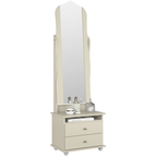 Toucador Magic New Patrimar 2 Gavetas com Espelho Off White
