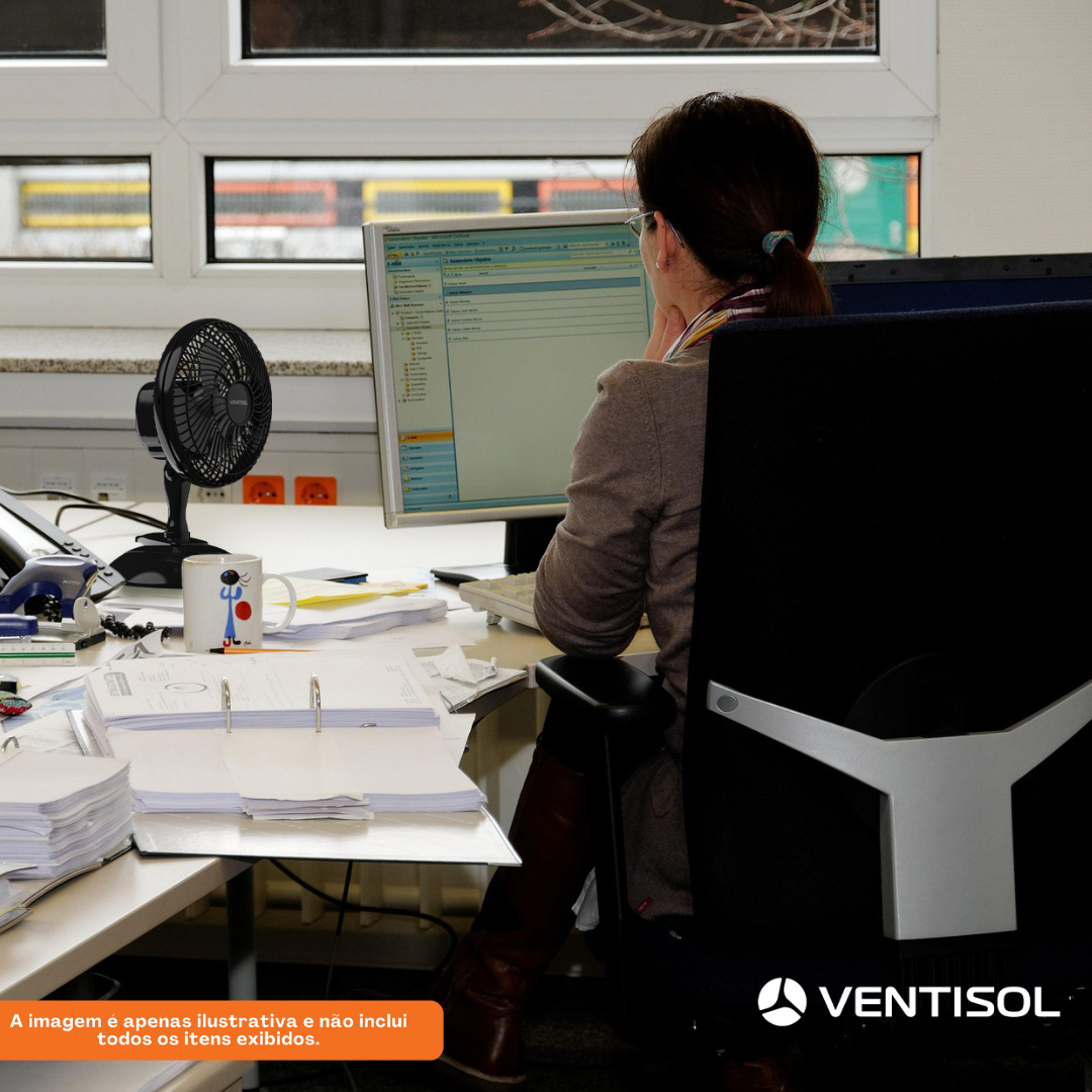 Ventilador Portátil Ventisol Mini 20 Black 220V