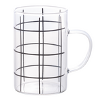 Caneca de Vidro Coliseu Stripes 280ml