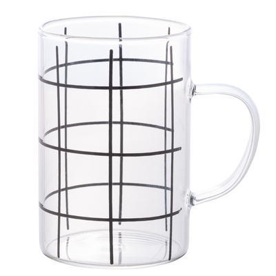 Caneca de Vidro Coliseu Stripes 280ml