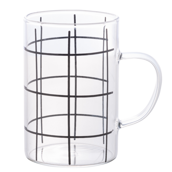 Caneca de Vidro Coliseu Stripes 280ml
