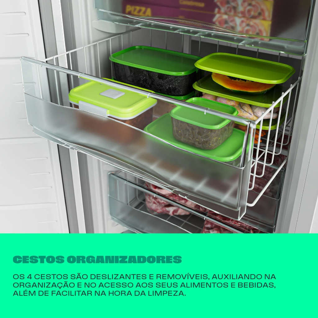 Freezer Vertical Consul 254L CVU26MB 1 Porta Branco 220V 220V