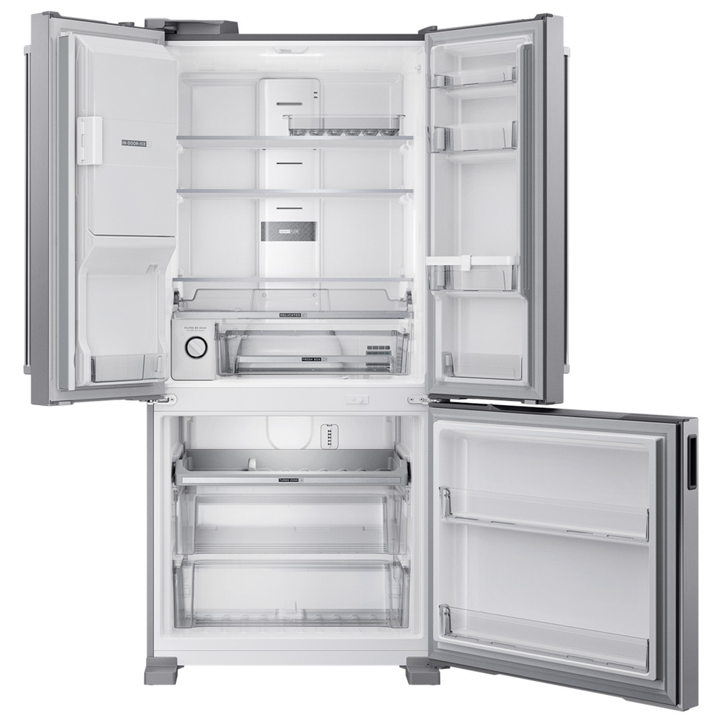 Refrigerador Brastemp 544L BRH86M French Door Gourmand Inverter Água e Gelo na Porta Inox 220V