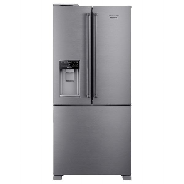 Refrigerador Brastemp 544L BRH86M French Door Gourmand Inverter Água e Gelo na Porta Inox 220V