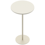 Conjunto de 2 Mesas Laterais Orb Provincia Off White e Champanhe