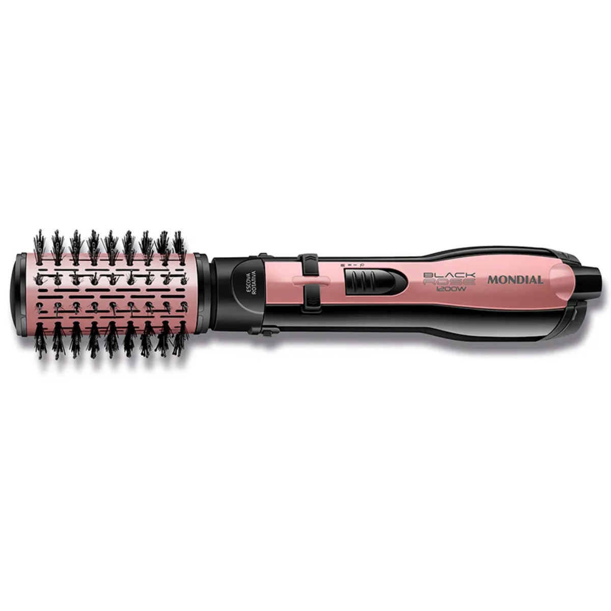 Escova Rotativa Mondial Golden 5 em 1 1200W Black Rose 220V