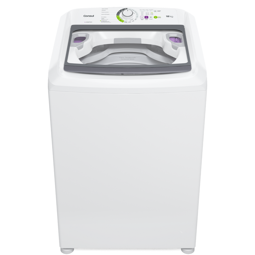 Lavadora de Roupas Consul 18Kg CWK18A Ciclo Edredom Branco 220V