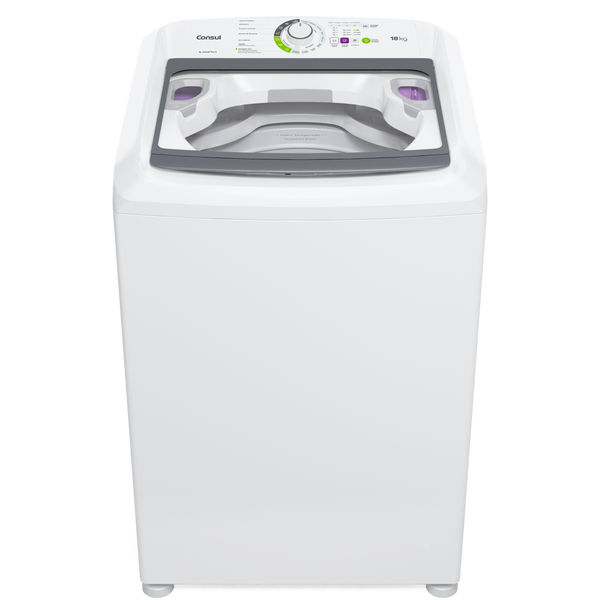 Lavadora de Roupas Consul 18Kg CWK18A Ciclo Edredom Branco 220V