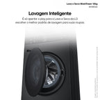 Lavadora e Secadora 14kg LG Torre WashTower AI DD Smart Black Inox 220V