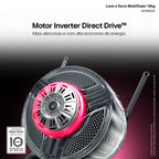 Lavadora e Secadora 14kg LG Torre WashTower AI DD Smart Black Inox 220V
