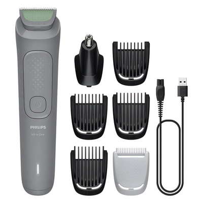 Aparador de Pelos Phillips Multigroom All-in-One MG3911/15 Cinza Bivolt