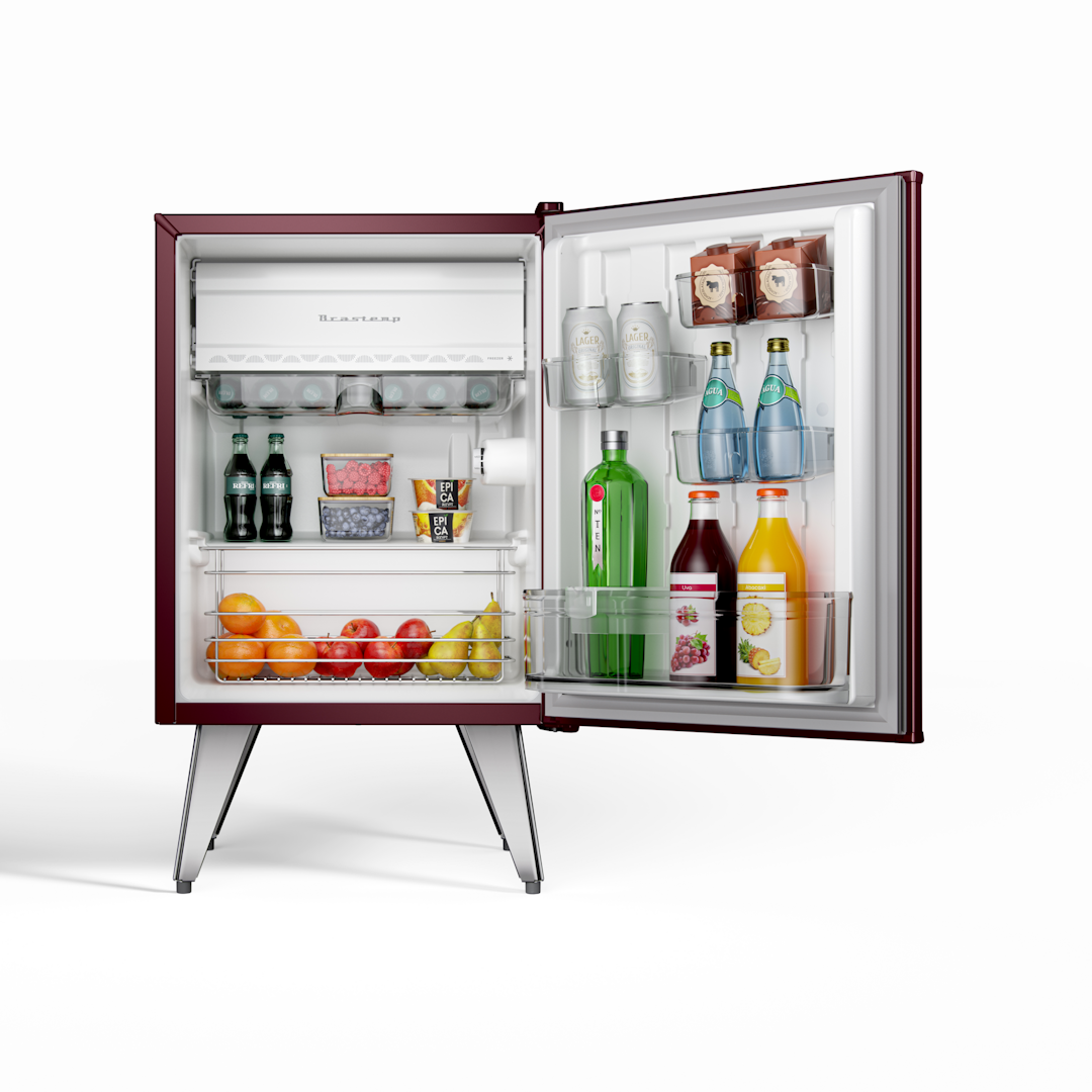 Frigobar Brastemp Retrô 76L BRA08HG Berinjela 220V