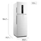 Refrigerador Electrolux 410L IF46 Duplex Efficient AutoSense Inverter Branco 220V