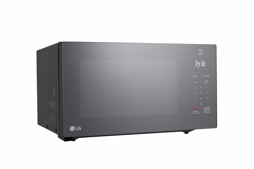 Micro-ondas LG 30L Revestimento EasyClean NeoChef Preto/Espelhado 220V