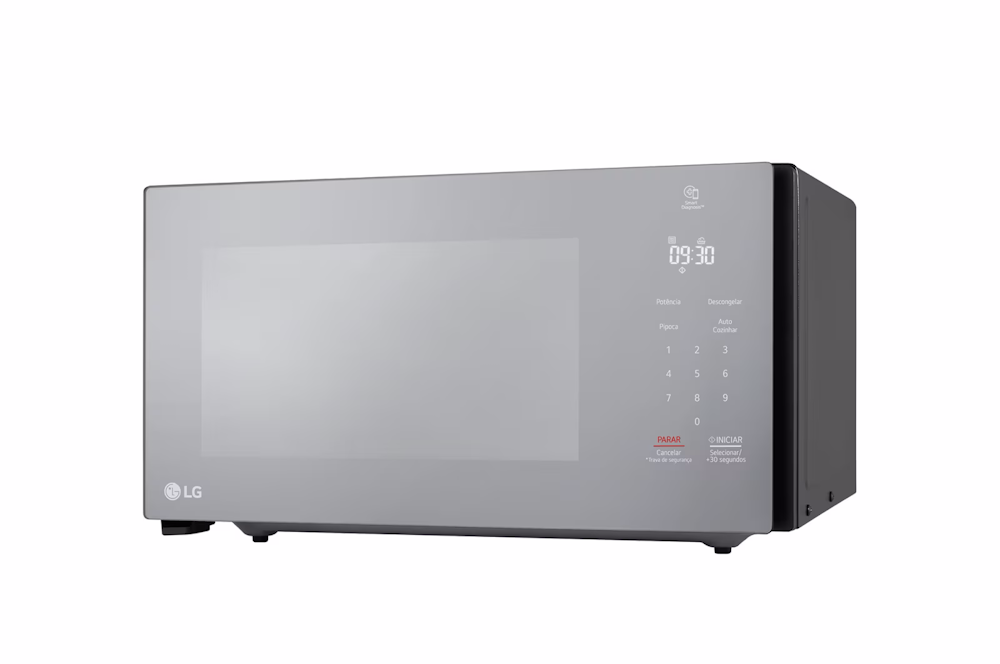 Micro-ondas LG 30L Revestimento EasyClean NeoChef Preto/Espelhado 220V
