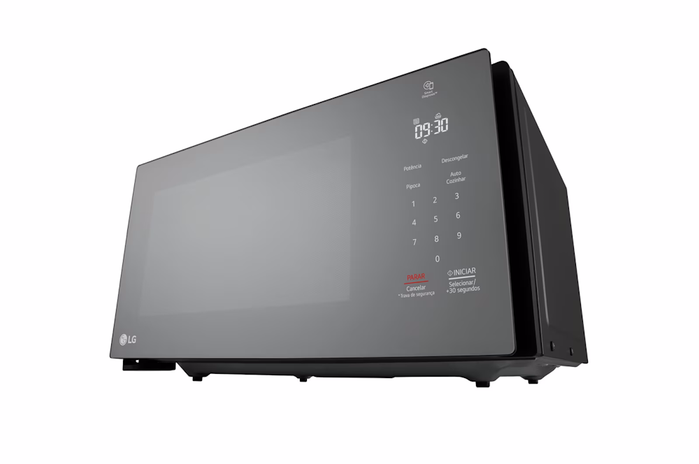 Micro-ondas LG 30L Revestimento EasyClean NeoChef Preto/Espelhado 220V