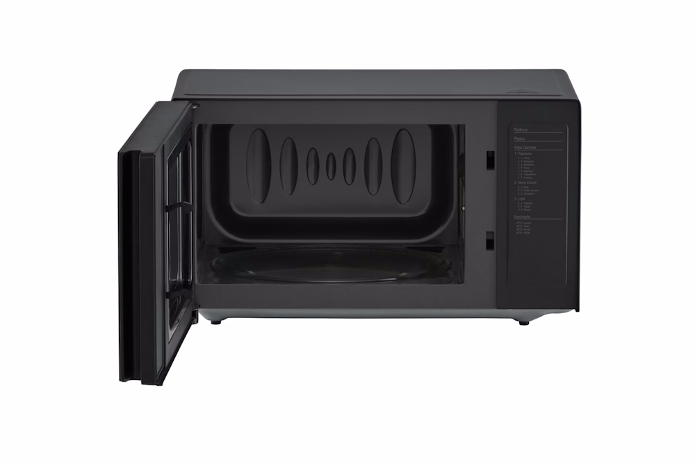 Micro-ondas LG 30L Revestimento EasyClean NeoChef Preto/Espelhado 220V
