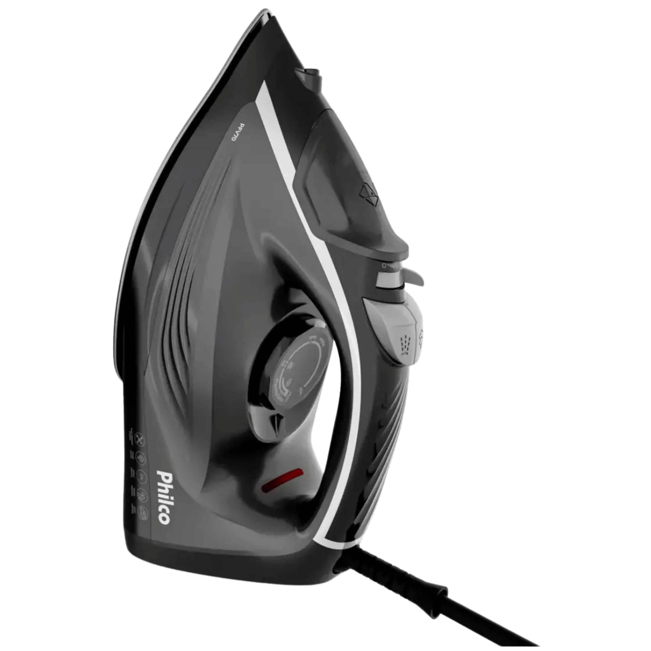 Ferro de Passar a Vapor Philco Base Ceramic Xtreme PFV70 Preto 220V