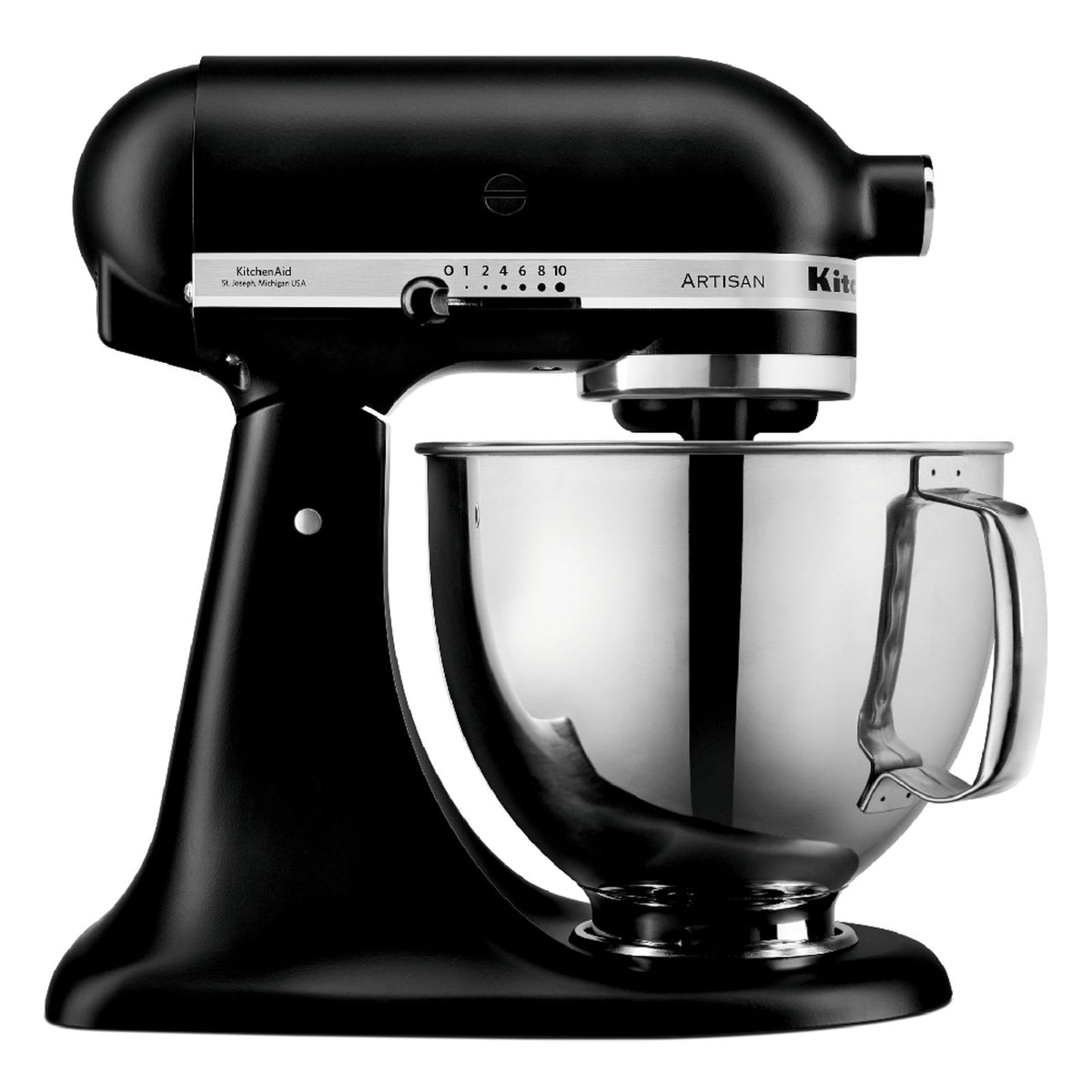 Batedeira Stand Mixer KitchenAid Artisan 10 Velocidades Black Matte 220V