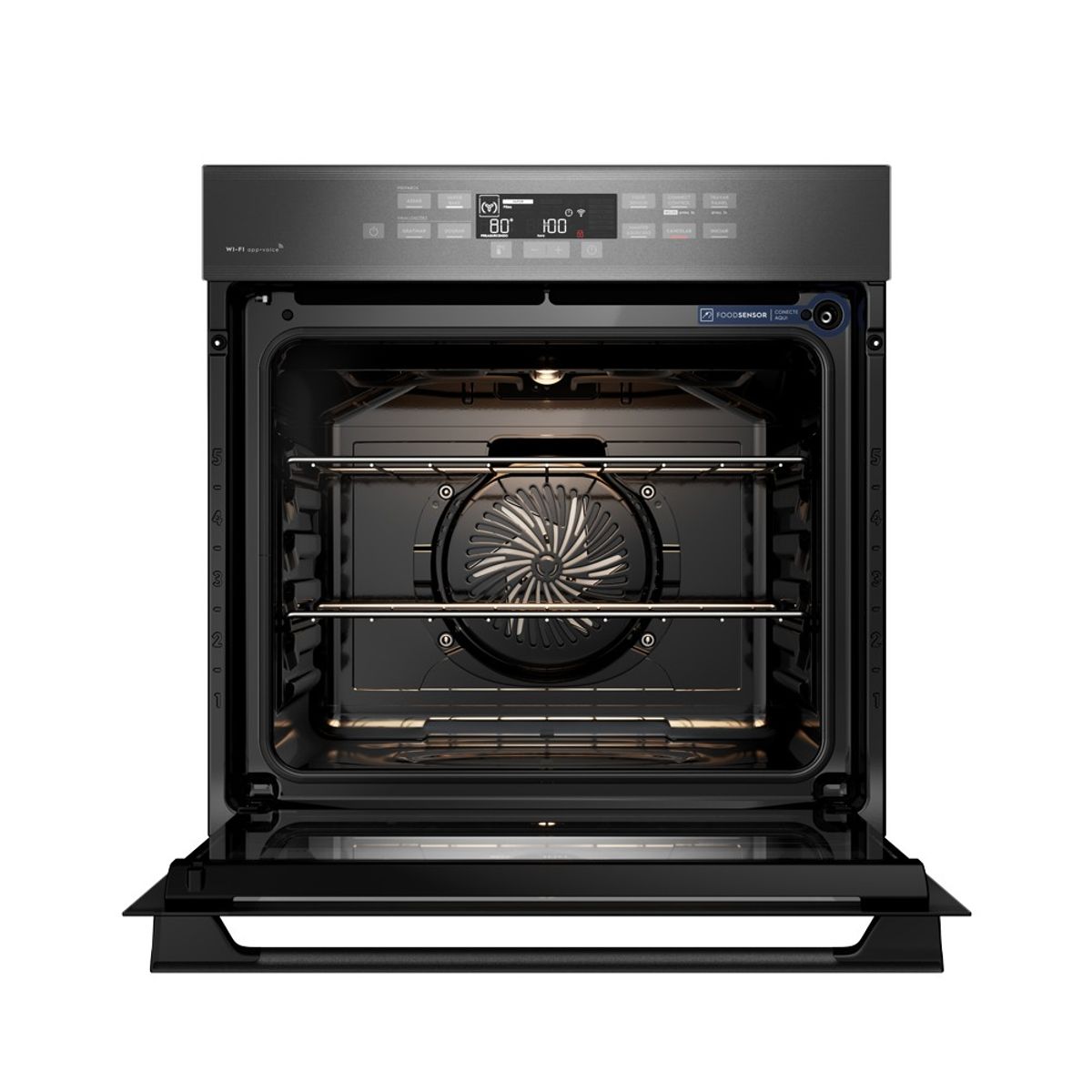 Forno de Embutir Elétrico Electrolux 80L OE8EW Expert VaporBake Cinza 220V