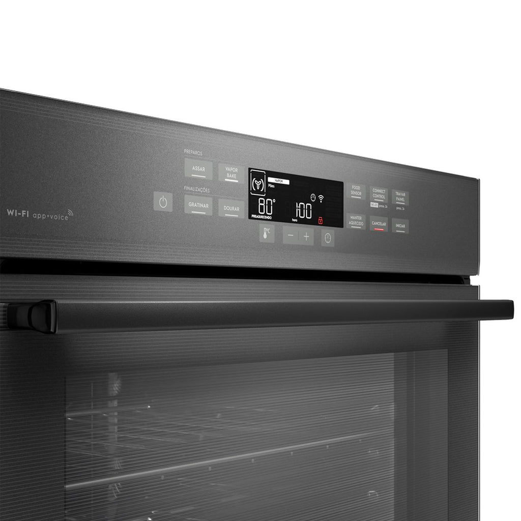 Forno de Embutir Elétrico Electrolux 80L OE8EW Expert VaporBake Cinza 220V