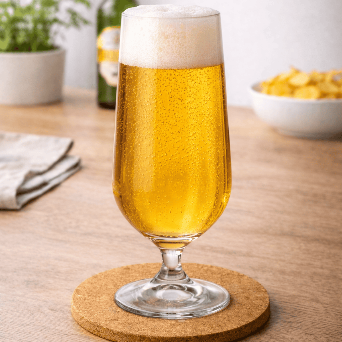 Jogo de 6 Taças para Cerveja Dayhome Cristal Bohemia 380ml