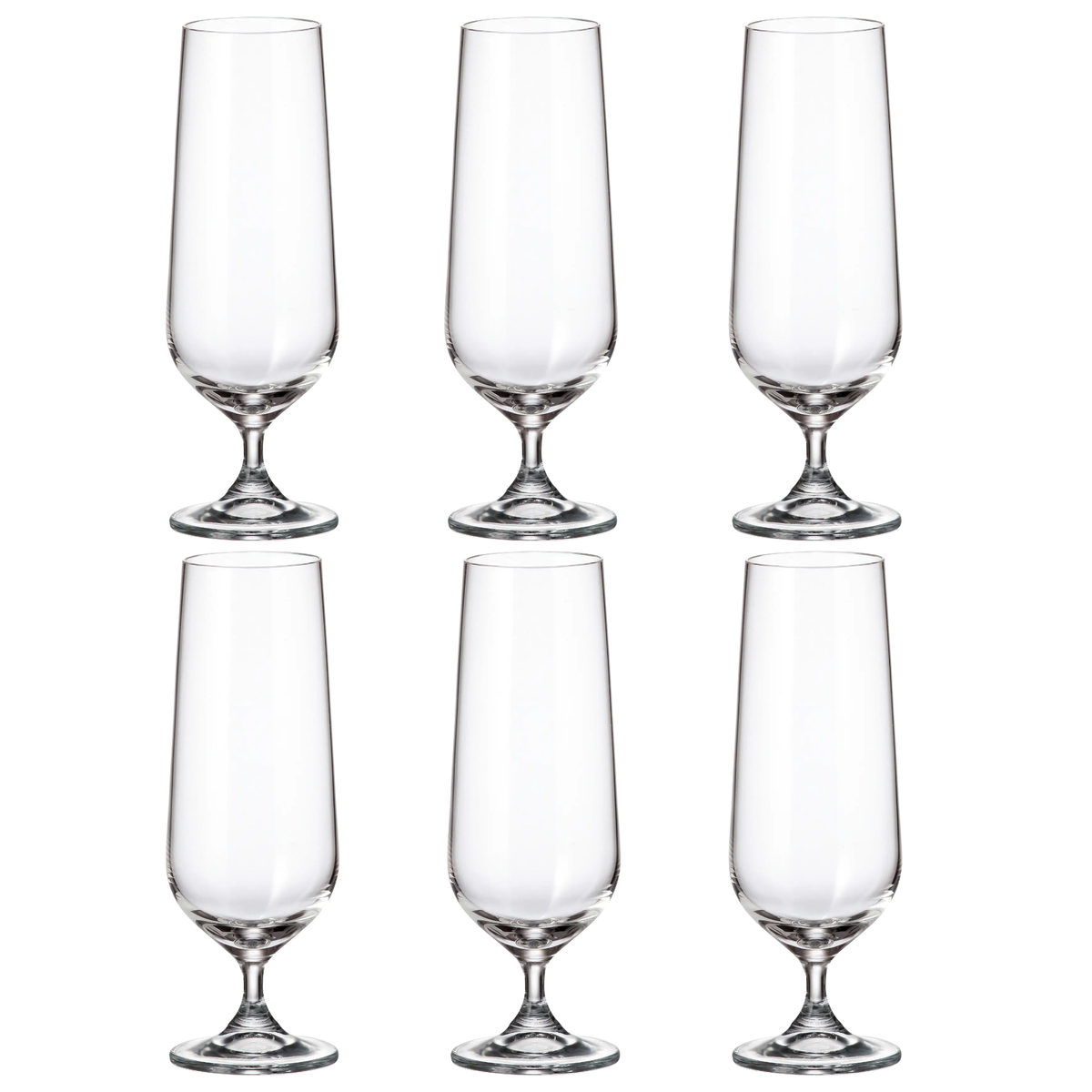 Jogo de 6 Taças para Cerveja Dayhome Cristal Bohemia 380ml