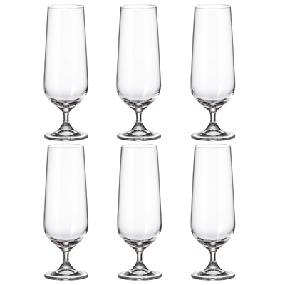 Jogo de 6 Taças para Cerveja Dayhome Cristal Bohemia 380ml