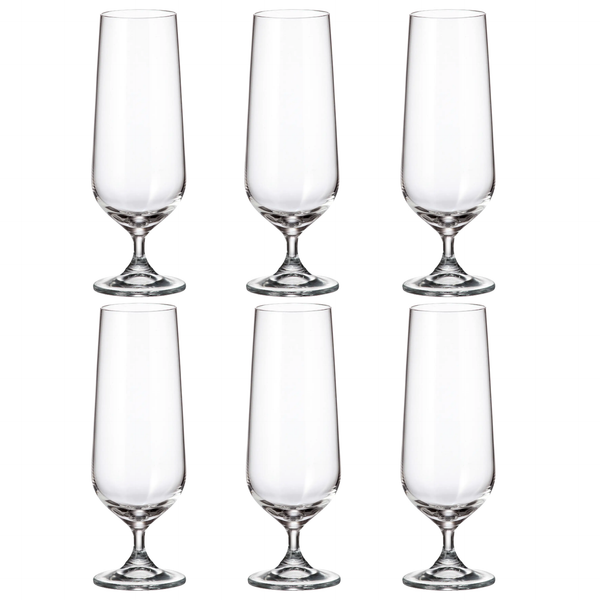 Jogo de 6 Taças para Cerveja Dayhome Cristal Bohemia 380ml