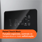 Refrigerador Brastemp 554L BRO85AK 3 Portas French Door Inverter Cor Inox 220V