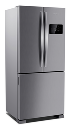 Refrigerador Brastemp 554L BRO85AK 3 Portas French Door Inverter Cor Inox 220V