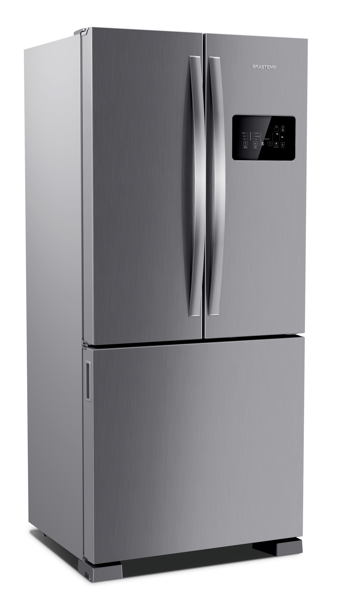 Refrigerador Brastemp 554L BRO85AK 3 Portas French Door Inverter Cor Inox 220V