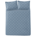 Jogo de Roupa de Cama Queen 4 Peças Hedrons Toque de Algodão Vector
