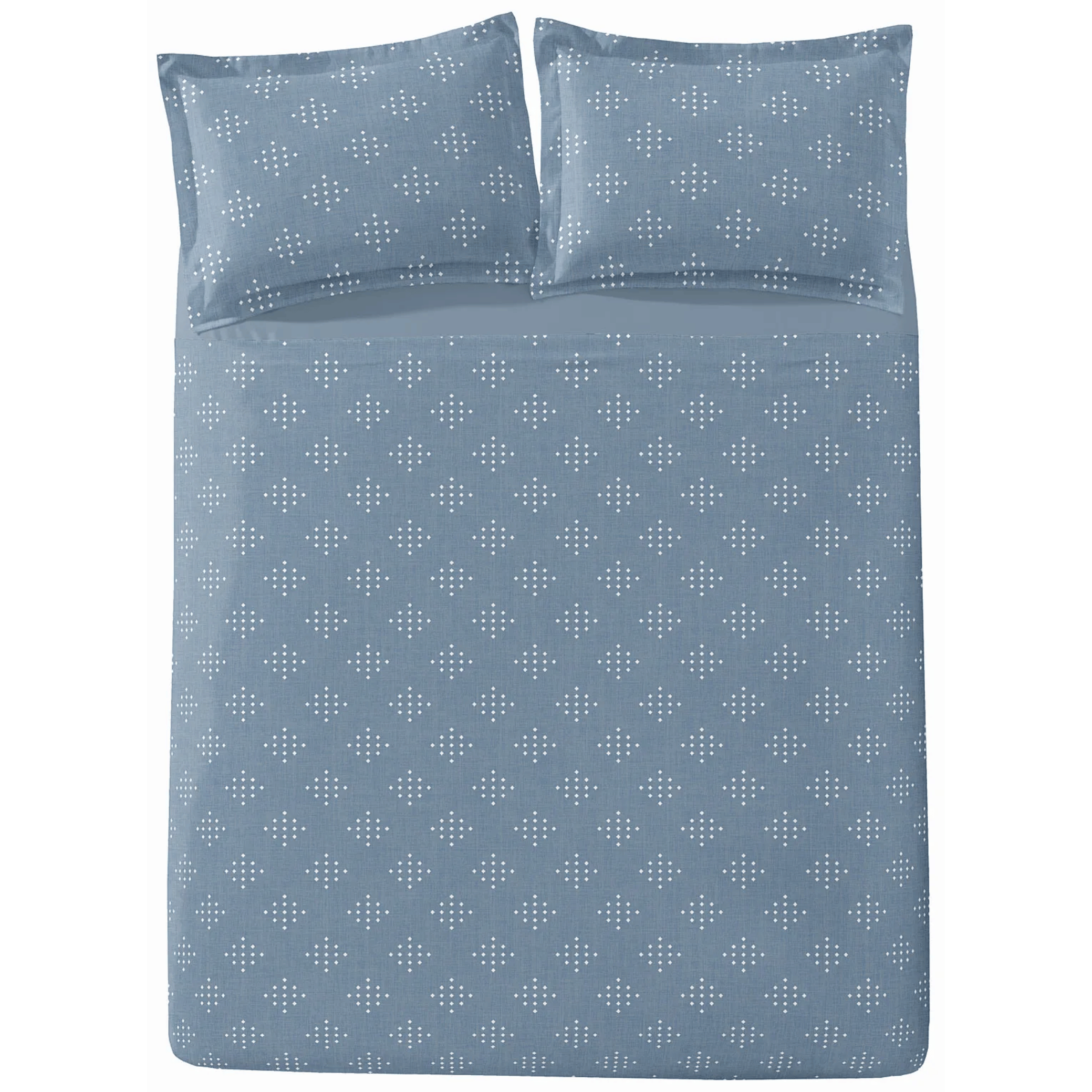 Jogo de Roupa de Cama Queen 4 Peças Hedrons Toque de Algodão Vector