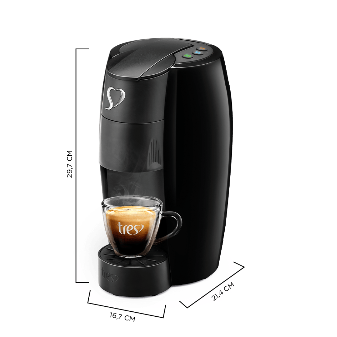 Cafeteira Espresso Três Corações LOV Automática 1250W Preto 220V