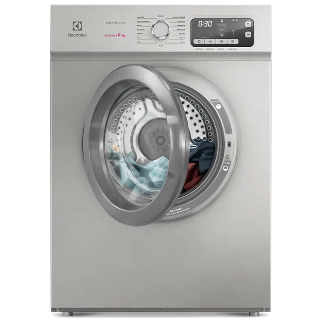 Secadora Electrolux Essential Care 11Kg 16 Programas de Secagem STH11 Inox 220V