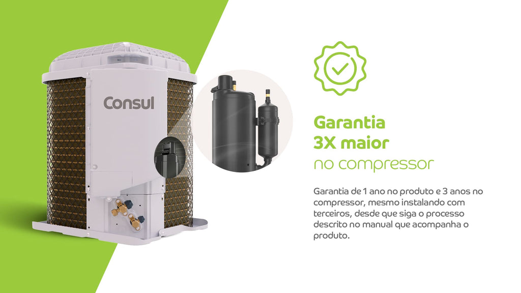 Ar-Condicionado Split Consul Triple Inverter 9000 BTUs Frio Bivolt