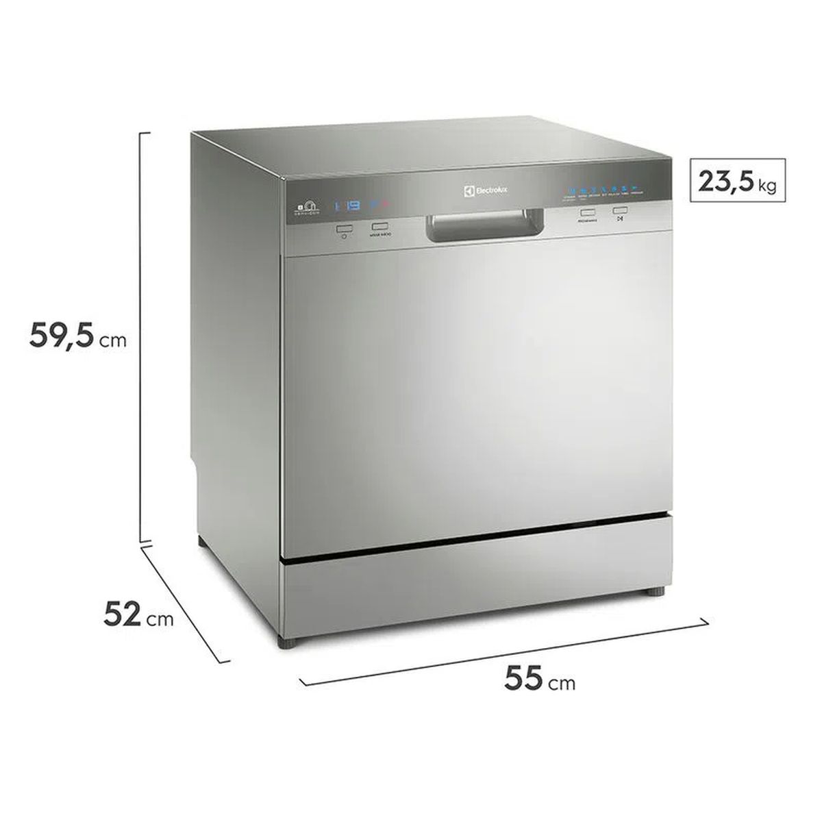 Lava-Louças Electrolux 8 Serviços LL08S Inox 220V