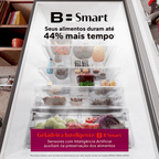 Refrigerador Brastemp 500L BRE66AB Duplex Inverse Inteligente B= Smart Branco Bivolt