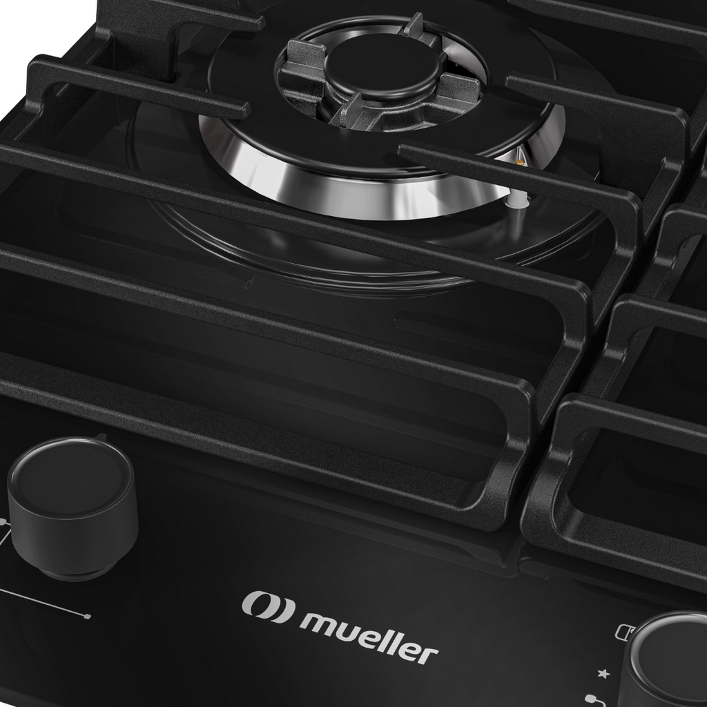 Cooktop à Gás Mueller 5 Bocas MCG5BM Tripla Chama Bivolt