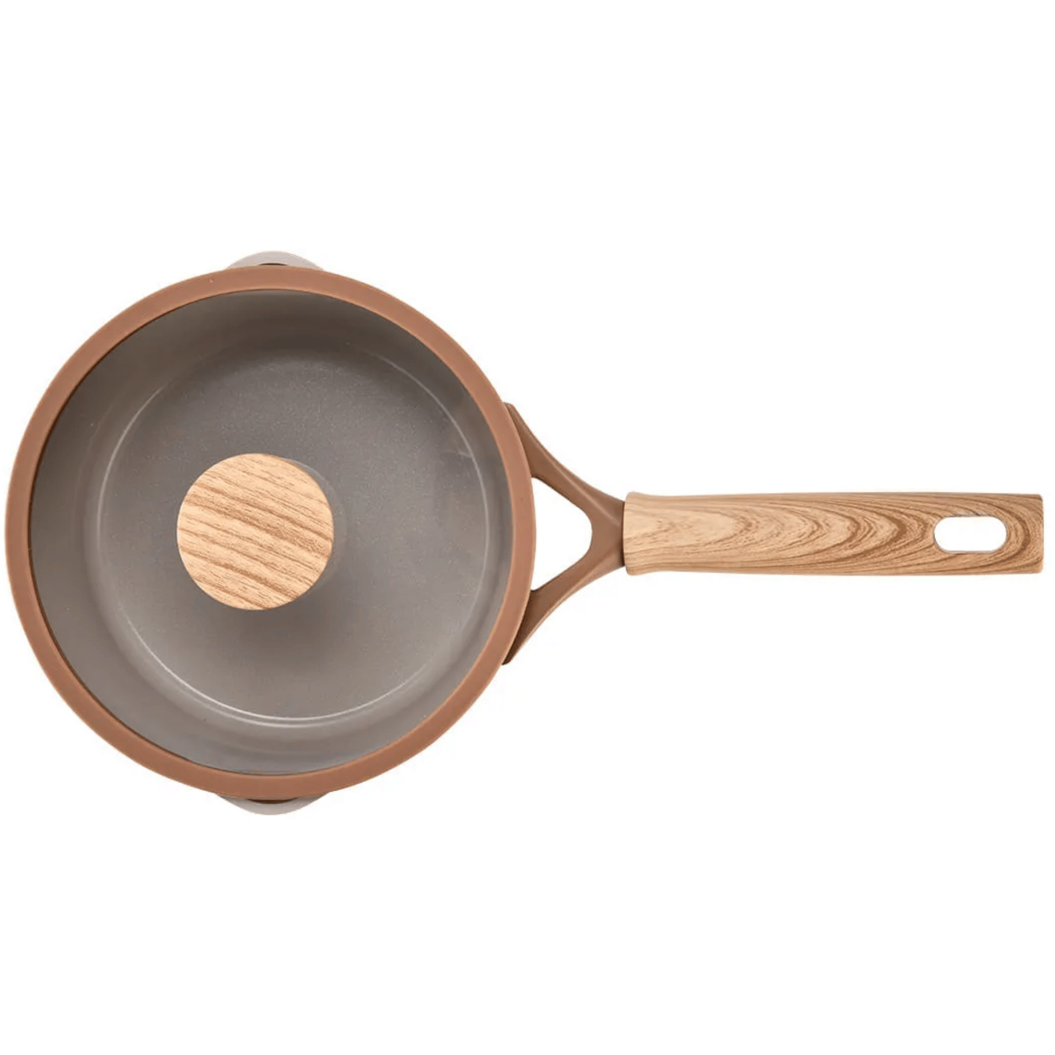 Jogo de Panelas Ceramic Life Brinox 5 Peças Indução Duna Terracota