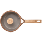 Jogo de Panelas Ceramic Life Brinox 5 Peças Indução Duna Terracota