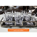 Jogo 6 Copos Baixo De Cristal   Etilux Ice  300ml