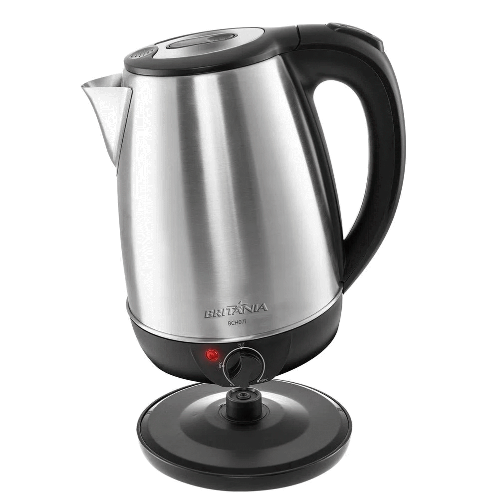 Chaleira Elétrica Britânia 1,8L BCH07 Temp Control Inox 220V